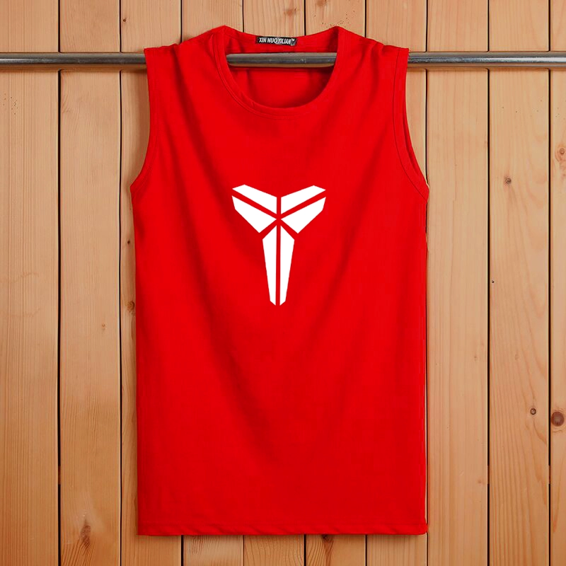 NBA Kobe Plus phân bón XL cotton mới nam thấm mồ hôi áo thun không tay áo thun thể thao giản dị tay áo - Áo vest cotton áo vest da nam