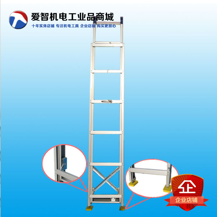 Moon DYLT-21 thickened aluminium alloy lifting ladder telescopic ladder single side ladder 2-8-12 meters of ladder home folding