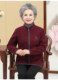 Mother's autumn and winter polar fleece jacket women's plus fat plus size middle-aged and elderly women's fleece top plus size sweater