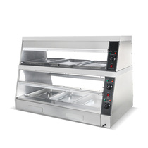 Insulation and moisturizing display cabinet 1 2 meters 1 5 meters food display cabinet commercial cooked food insulation cabinet display cabinet