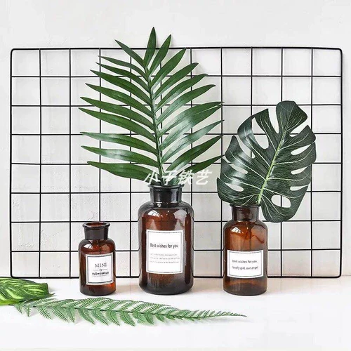 Реалистичная зеленая фотография для спальни, листья растений, популярно в интернете, DIY