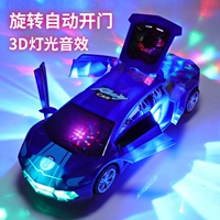 Универсальный крутящийся трансформер, синий гоночный автомобиль