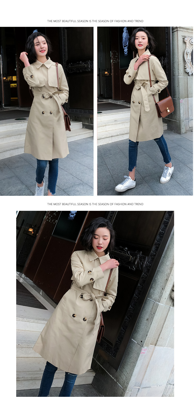 Trench pour femme en Coton en Coton - Ref 3227663 Image 23