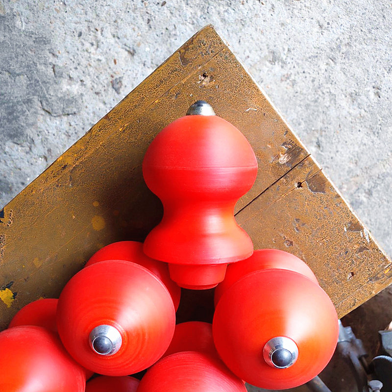 Adult middle-aged and elderly fitness gyro custom gourd-shaped jar-shaped solid wood nylon metal gyro color ice