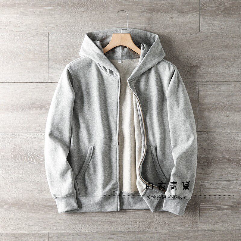 Демисезонная ткань, кардиган с капюшоном, толстовка White Indigo 