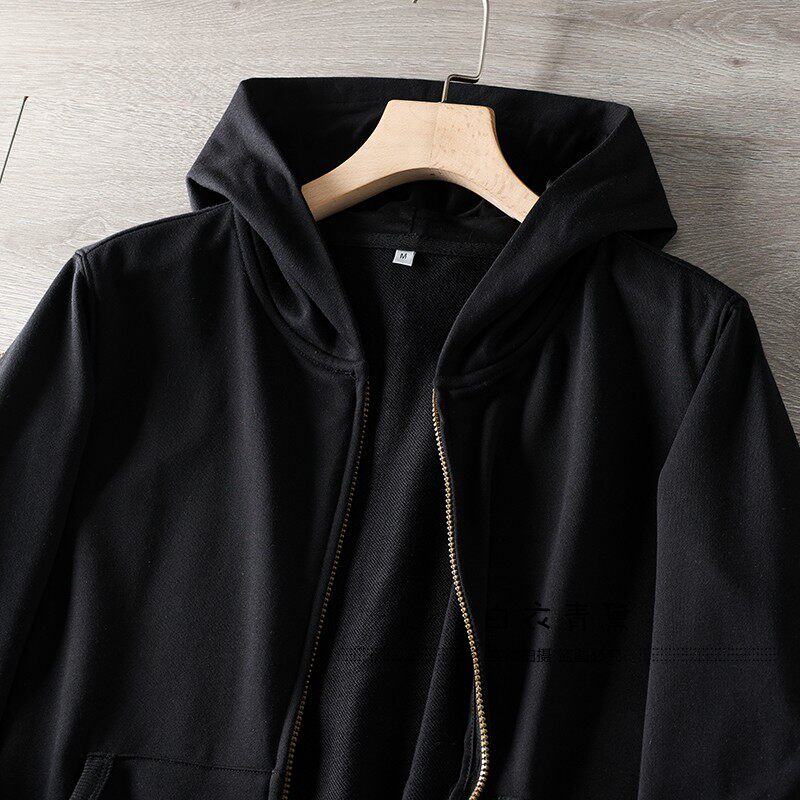 Демисезонная ткань, кардиган с капюшоном, толстовка White Indigo 