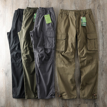Three-dimensional tailoring outdoor masturbation lumberjack casual trousers