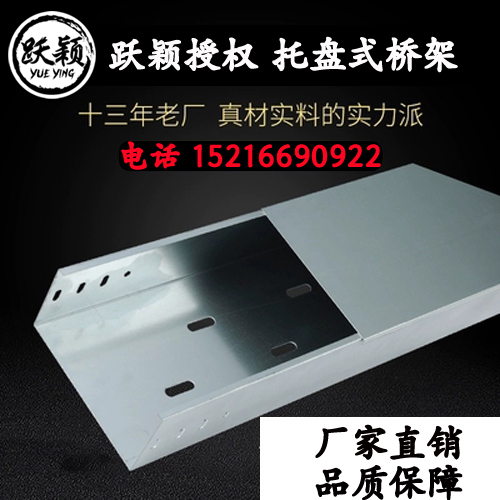 Yueying Tray-Type Fireproof Galvanized Cable Tray Metal Wiring Duct for Strong and Weak Current Network Cables