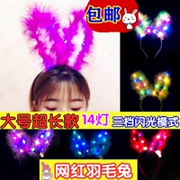 Большие перо кроличьи уши