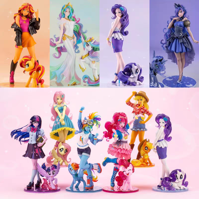 Anime My Little Pony Rainbow Dash Twilight Sparkle Twilight Sparkle Fluttershy Applejack Fluttershy Figures
