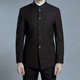 Pilkadan nam Trung Sơn ăn mặc của Trung Quốc dọc cổ áo Suit Professional Tang ăn mặc trung niên Suit cha