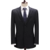 Bộ đồ vest nam mới của Pierre Cardin Slim Fit Black Blue Double Open Fork Work Outfit Big Suit blazer nam Suit phù hợp