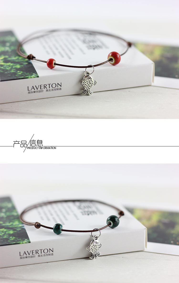 Retro ngọt handmade ban đầu dệt chuông trang sức quà tặng hoang dã gió quốc gia nhiều lớp vòng tay nữ những mẫu lắc chân đẹp nhất