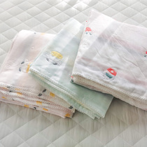 Baby thin bath towel Bamboo fiber towel Spring and autumn hug baby newborn wrap Newborn cotton blanket supplies