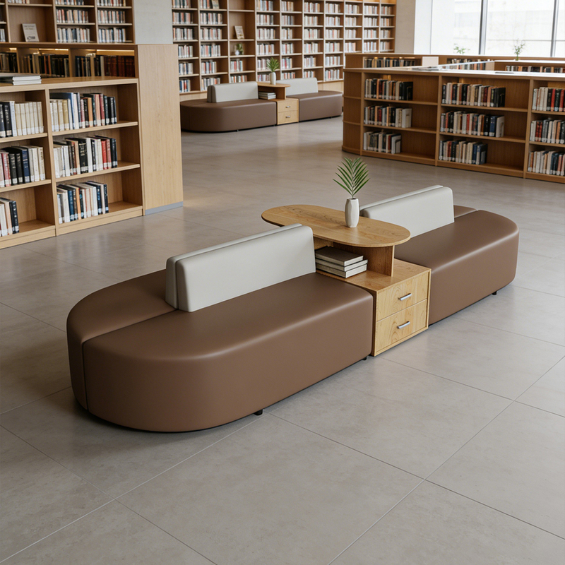 Simple and Stylish Sofa Set for Library Rest Areas, Store Waiting Areas, School Reception Rooms, Sales Offices, and Offices Simple and Stylish Sofa Set for Library Rest Areas, Store Waiting Areas, School Reception Rooms, Sales Offices, and Offices