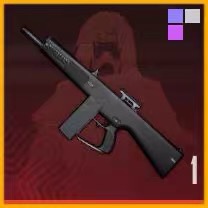 Qv Dual-Zone Snow Falcon - Aa12 - Blood Falcon - Peace Elite Metro Royale Equipment Red Spray Gun Set Combination