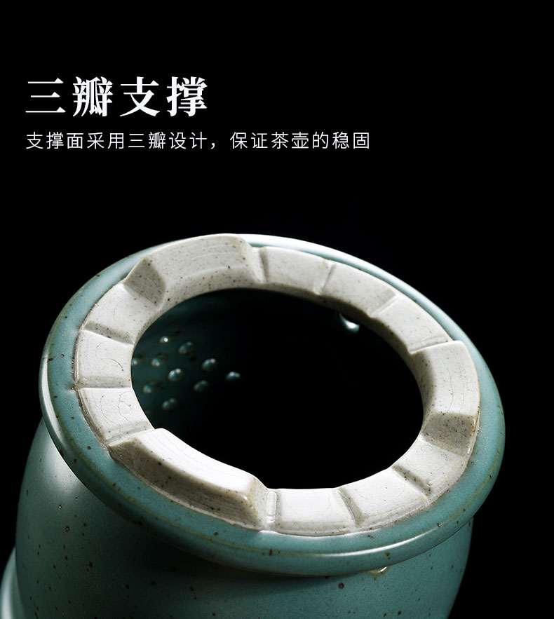 Old at restoring ancient ways, cyan alcohol ceramic tea stove temperature hot tea stove Japanese tea accessories boiled tea, tea cooking wind furnace