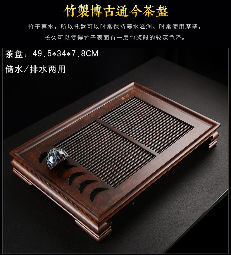 & old, black pottery xi shi teapot teacup ceramic tea set household kung fu real MuZhu tureen tea tray package
