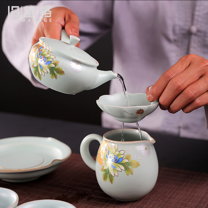 Old &, kung fu tea set your porcelain your up on flower ceramic fair keller large tea and a cup of tea sea home points