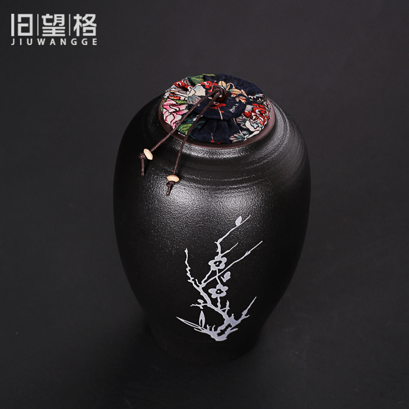 Old &, black pottery tea pot put large POTS seal to put POTS coarse pottery tea urn ceramic tea set tea restoring ancient ways