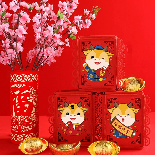 2021 Новый год новогодний новогодний кулон украшения, благословение, декоративное торговое торговом центр