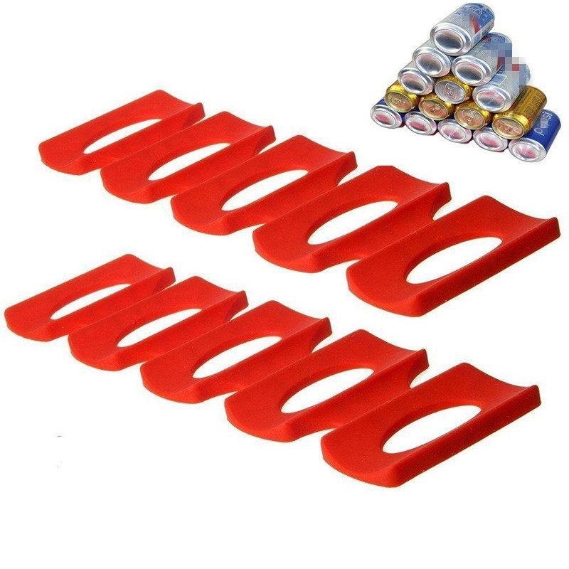 Silicone Ice Beer Rack POP CAN MINERAL WATER STORAGE RACK FRIDGE MAT DRINK PAD FRIDGE STORAGE RACK RED WINE RACK-Taobao