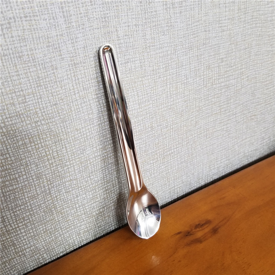 Qantas đặt hàng đặc biệt mới 18/10 muỗng inox muỗng cà phê thìa tráng miệng thìa thìa bánh ngọt! - Cà phê bình đựng cà phê mang đi
