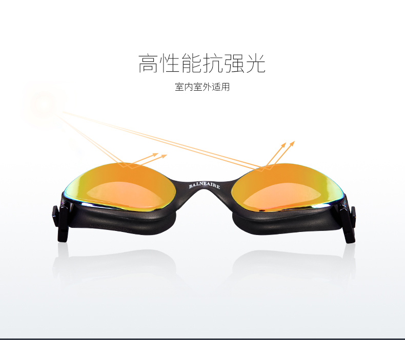 Kính chống nước chống nước Van Dean HD kính bơi thể thao chuyên nghiệp Thiết bị bơi kính mạ kính bơi nam và nữ - Goggles kính bơi adidas