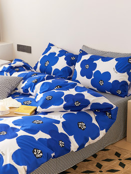 Klein blue pure cotton three or four piece girly set