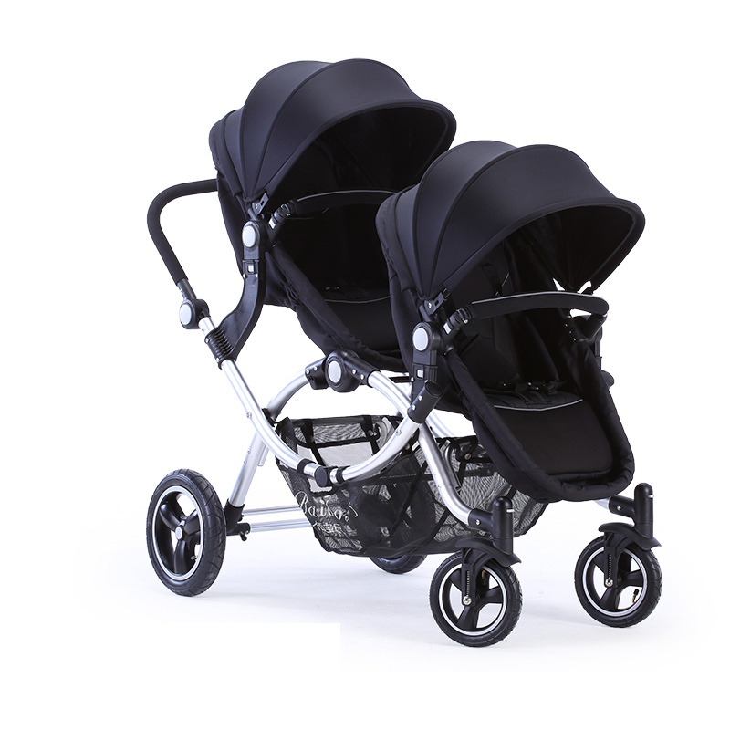 Wellbaby Twin Stroller Double Stroller for Twins Portable Front and Rear Stroller for Two Babies Wellbaby Twin Stroller Double Stroller for Twins Portable Front and Rear Stroller for Two Babies
