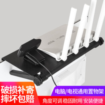 Computer Monitor Shelf Desk Storage Bracket Camera Induction TV Set-Top Box Router Tray