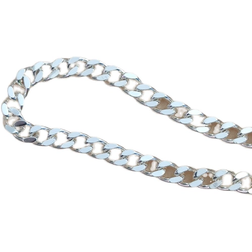 Серебряная цепь, браслет, ожерелье, аксессуары, серебро 925 пробы, европейский стиль