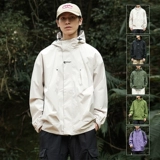 Демисезонная ветрозащитная альпинистская куртка с капюшоном, в американском стиле