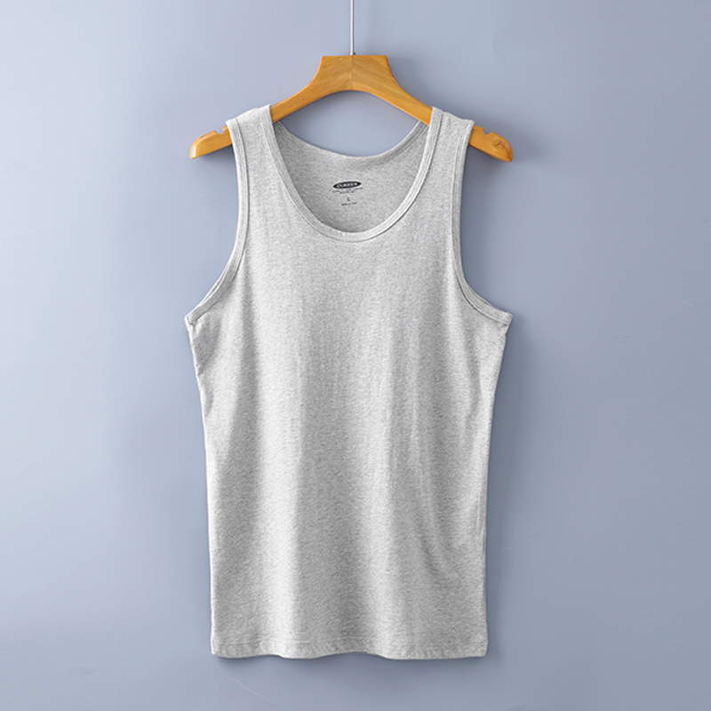 2020 mùa hè bên ngoài bóng rổ mới thể thao canlong thể dục vest nam mặc lỏng tay trắng t-shirt cotton