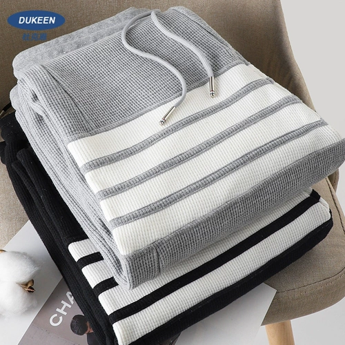 Утепленные демисезонные классические штаны, повседневные брюки, увеличенная толщина