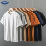 Летняя хлопковая футболка с коротким рукавом для отдыха, в американском стиле, свободный крой, короткий рукав