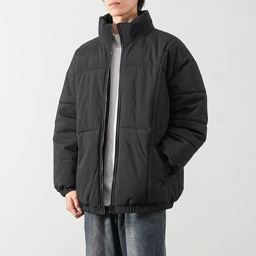 Демисезонная утепленная куртка, трендовый мужской пуховик для отдыха, оверсайз