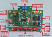 CAN FD development board can to CANFD serial Ethernet eth MCP2518FD STM32 source code