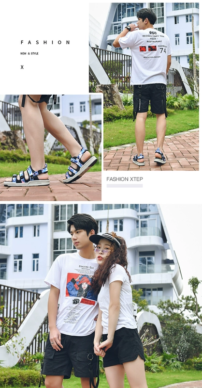 New Bailun Sports Shoes Co., Ltd. NB Sandals 3205 Giày nam Thể thao Summer Velcro Dép đi biển Giày nữ - Giày thể thao / sandles