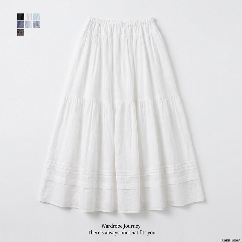 Xunyi Travel Journal Women's Layered Cake Skirt Long Skirt Half Skirt Spring/Summer New Style Xunyi Travel Journal Women's Layered Cake Skirt Long Skirt Half Skirt Spring/Summer New Style