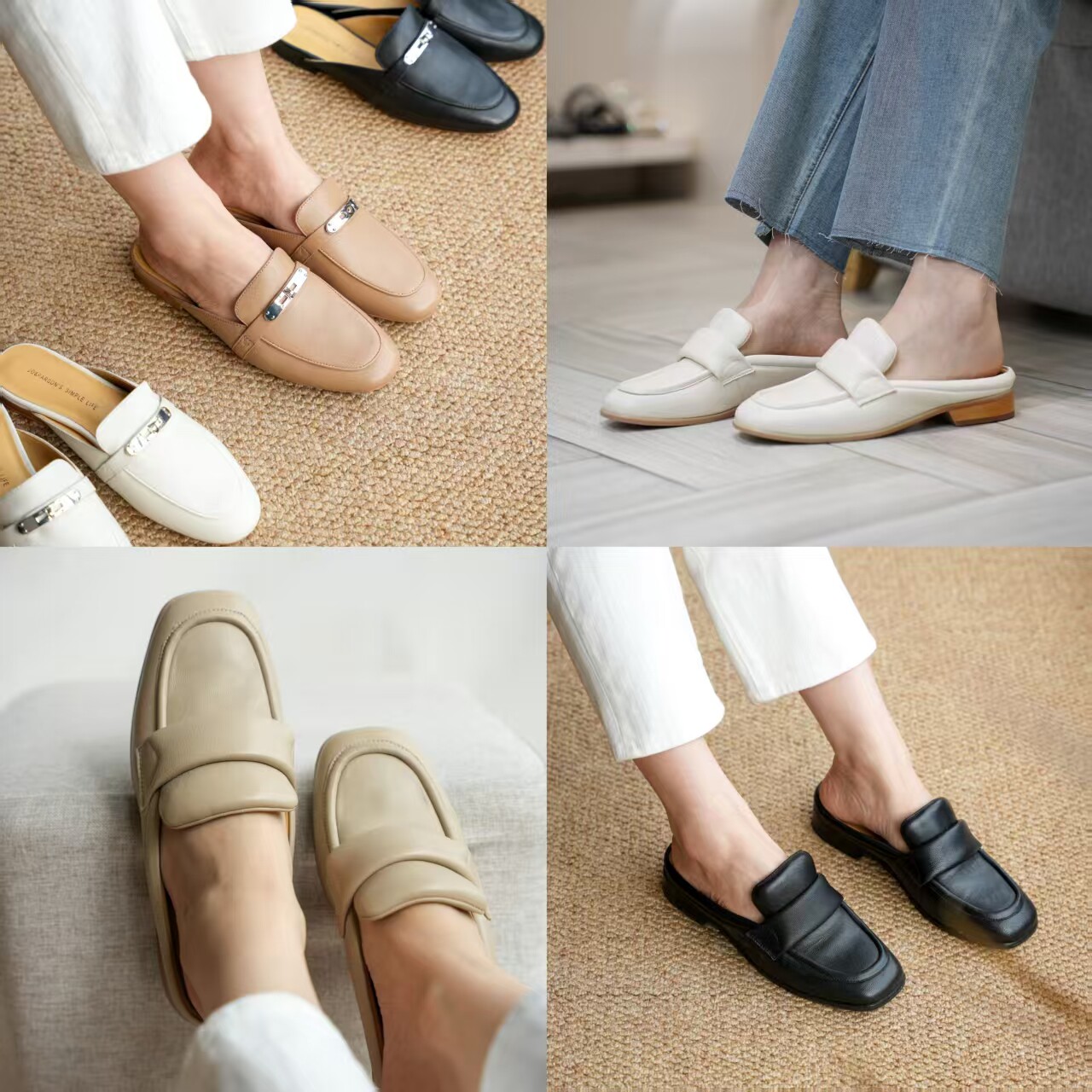 Special Offer Sandals and slippers collection S One shoes 015002 Classic Muller slippers Stylish and commuter half-slippers