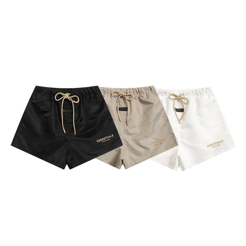 Fog Essentials American High Street Fashion Brand Summer Knee-Length Quick-Drying Training Beach Drawstring Quarter Shorts