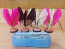 Dandong Shihai Flower Shuttlecock White Wine Red Shuttlecock Competition Shuttlecock Training Shuttlecock Adults and Children 30 Pieces