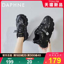Daphne Old Daddy Shoes Women Shoes 2022 New Summer Thick Base Small White Shoes Spring Autumn 100 Hitch Sports Casual Shoes