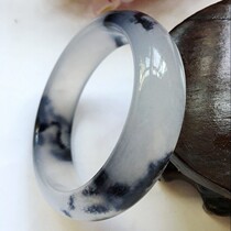 Promotion Xinjiang gold silk jade bracelet ink jade bracelet blue and white seed material bracelet Gobi Jade gold silk jade bracelet