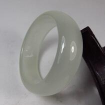 Xinjiang Hetian jade bracelet Kunlun white jade ice bracelet Karamay winding silk jade bracelet