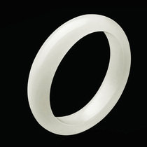Xinjiang Hetian jade bracelet Hetian Jade white jade bracelet Jade female A goods with certificate