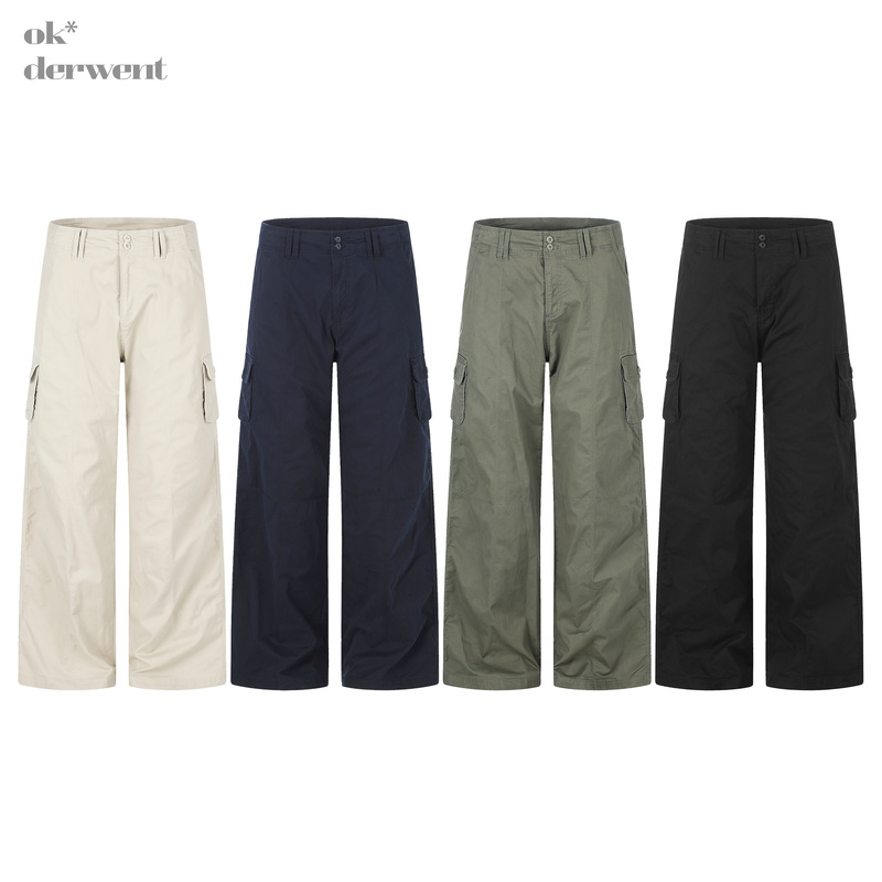 Okderwent Little Seagull Edition! Summer American Retro Straight-Leg Multi-Pocket Cargo Pants for Men and Women Okderwent Little Seagull Edition! Summer American Retro Straight-Leg Multi-Pocket Cargo Pants for Men and Women