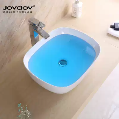 Household wash basin, upper basin, balcony, powder room, wash basin, simple European wash basin, oval ceramic basin