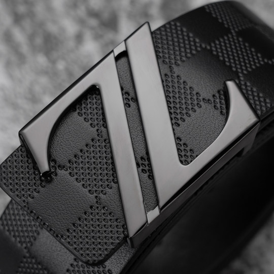 Men's Leather Belt, First Layer Cowhide, Z-Shaped Stainless Steel Buckle, Business Casual Genuine Leather Belt, Young Trendy Men